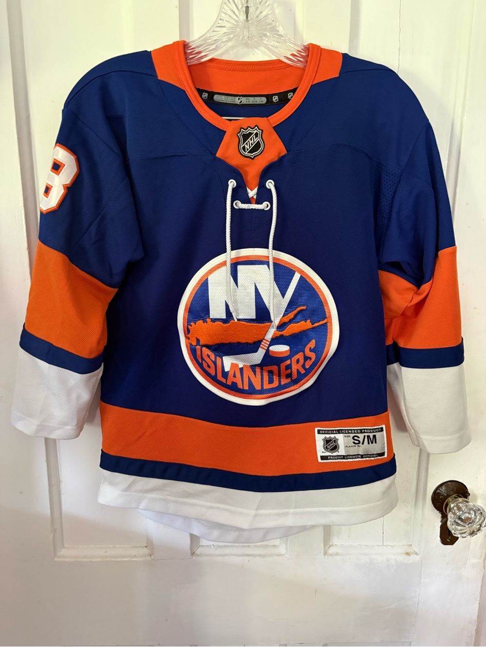 Beauvillier New York Islanders Official NHL Kids Blue & Orange Hockey Jersey
